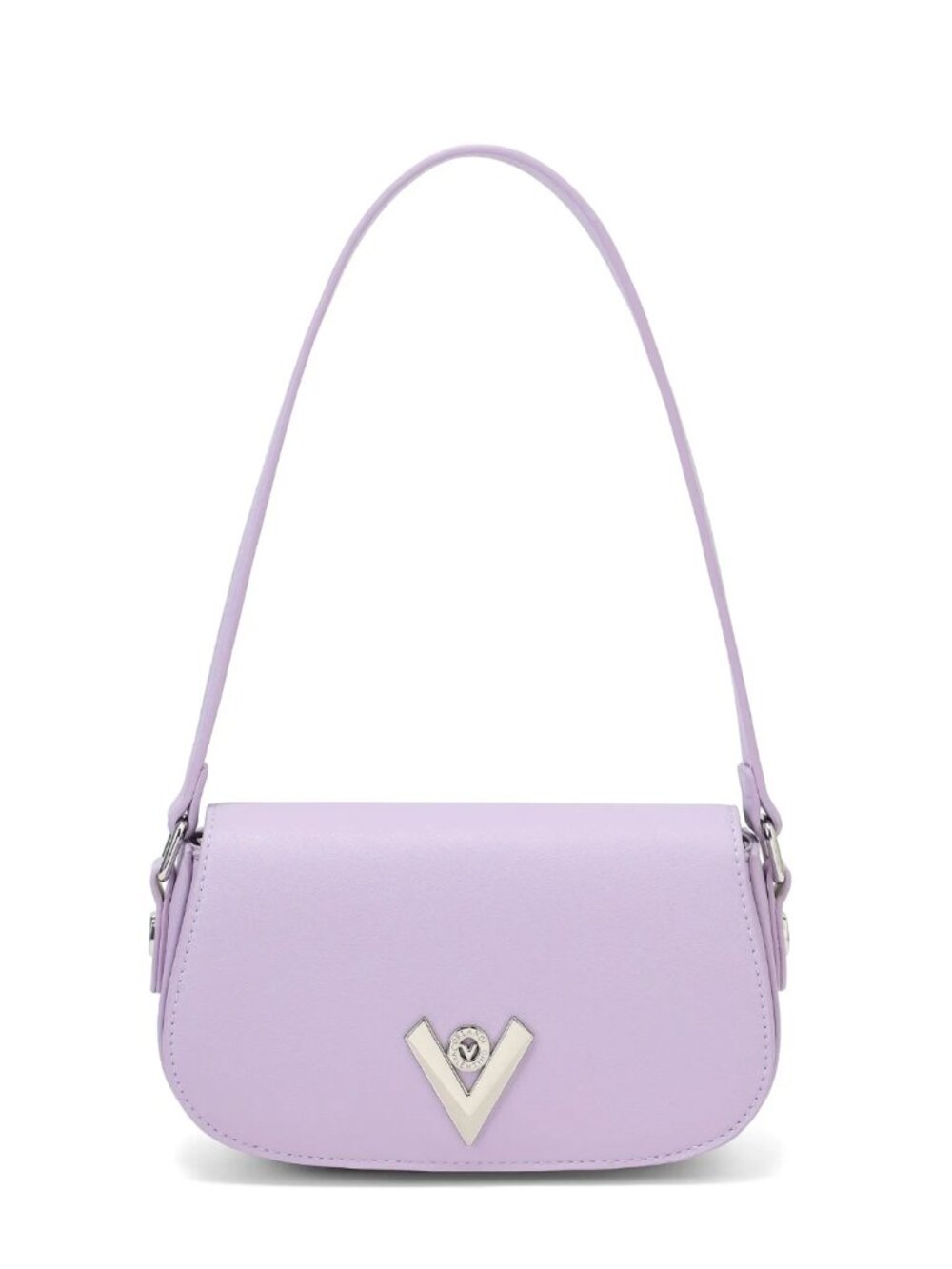 NEW Valentino Orlandi Purple Shoulder Bag with Gold V Emblem BRAND NEW